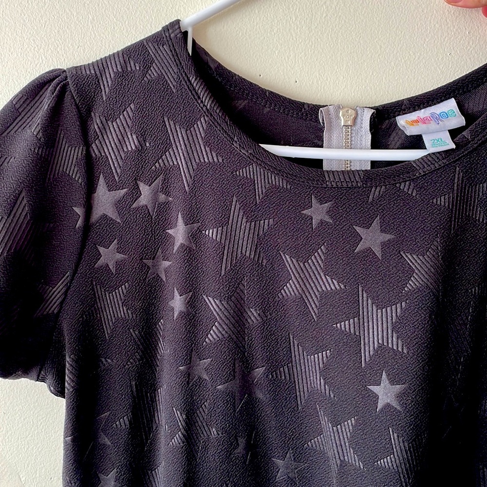 Star Embossed Print Amelia Dress Lularoe